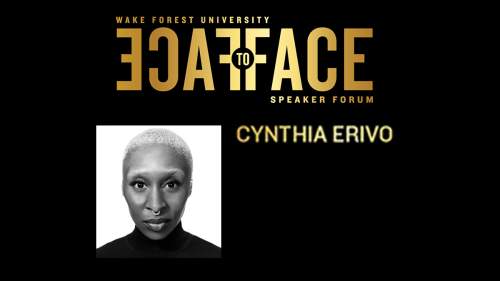 Face to Face Speaker Series - Cynthia Erivo