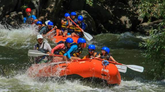 Whitewater rafting on the Kern River