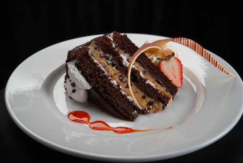 Marshmallow Triple Chocolate Cake