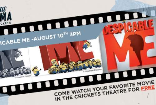 Sunday Cinema at the Crickets: Despicable Me