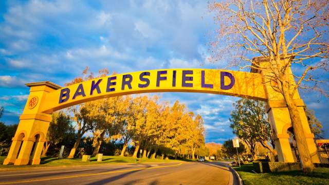 The iconic Bakersfield Sign