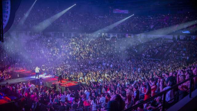 A capacity crowd at Dignity Health Arena for Banda MS