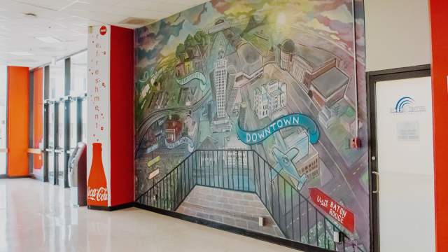 Mural of Baton Rouge | Raising Cane's River Center
