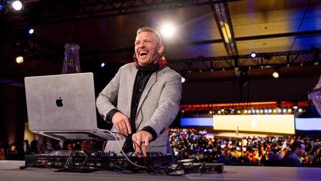 DJ in Queen City Ballroom