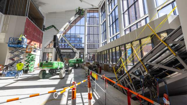 Main Lobby Renovation Oct. 2025