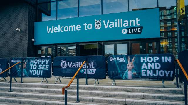 Front of venue