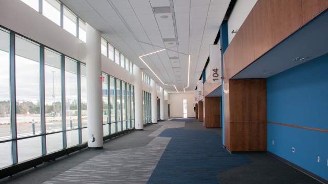 Pre-function hallway in front of meeting rooms 101-104