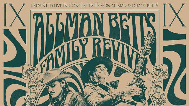 Allman Betts Family Revival - December 18th at Buddy Holly Hall, Lubbock, TX