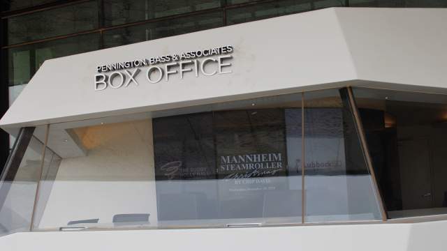 Box Office at Buddy Holly Hall in Lubbock - premium venue for concerts, Broadway shows, weddings and private events