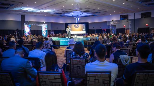image of a conference inside the Tucson Convention Center