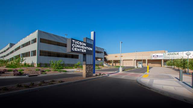 image of the Tucson Convention Center road sign
