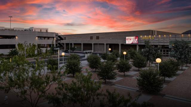 image of the front of the Tucson Arena