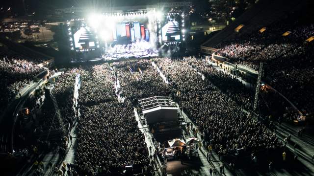 Concert at Allegacy Stadium