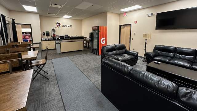 Wilkes-Barre/Scranton Penguins team lounge
