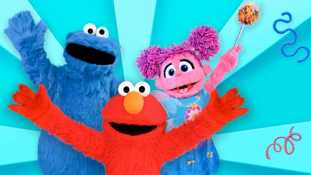 Cookie Monster, Elmo, and Abby Cadabby from Sesame Street Live "Say Hello!"