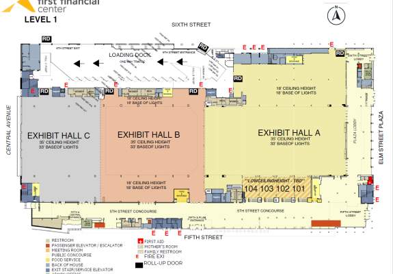First Financial Center Level 1 Floorplan