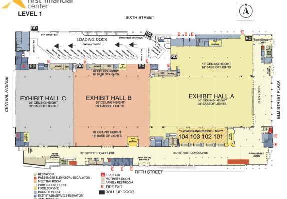 First Financial Center Level 1 Floorplan