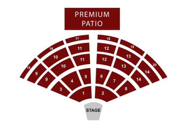 Premium Patio Seat Map