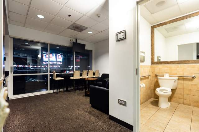 View of suite with bathroom