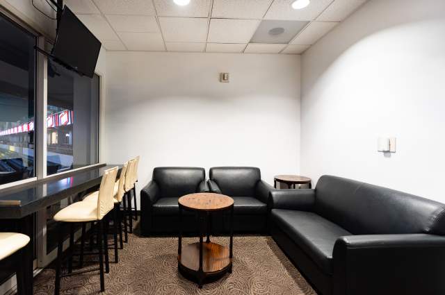 Lounge area in suite