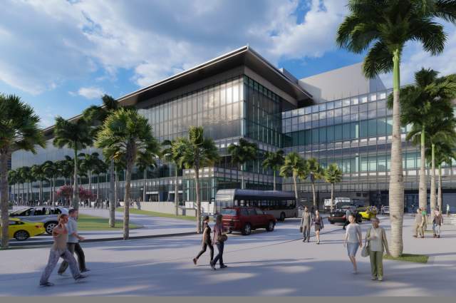 Rendering BCCC - East Expansion with Pedestrian Bridge