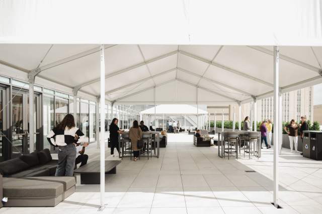 Tented Rooftop Terrace