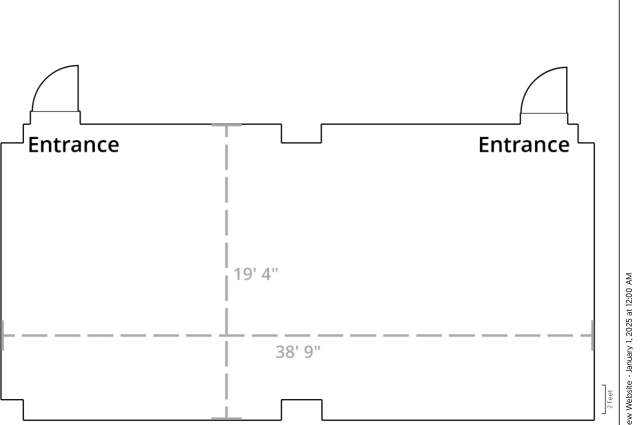 Room 206 Floorplan