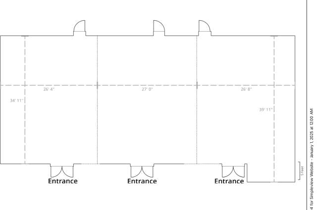 Rooms 302 - 304 Floorplan