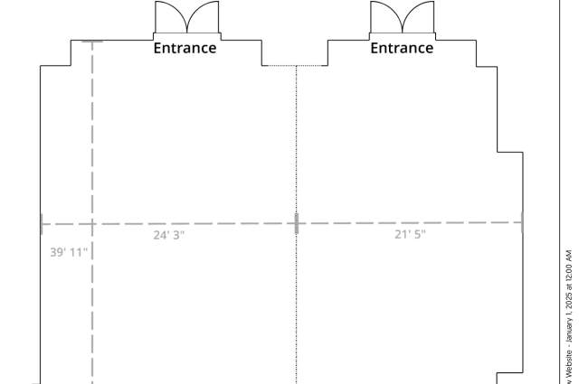 Rooms 310 -311 Floorplan