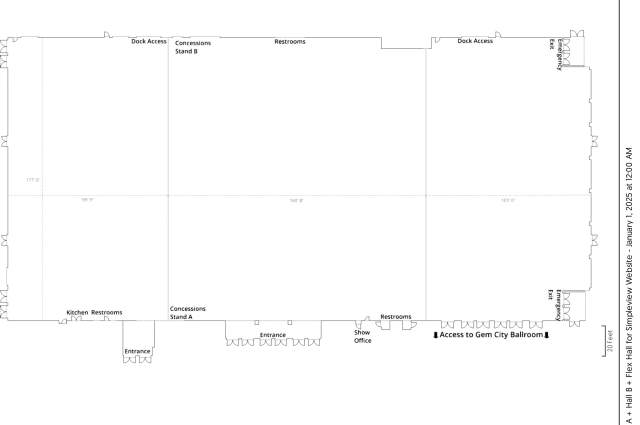 Exhibit Halls Floorplan