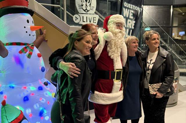 Santa with Guests