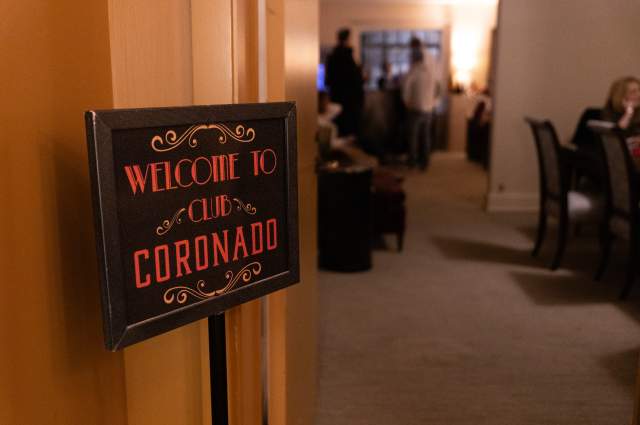 Club Coronado Interior Entrance Sign