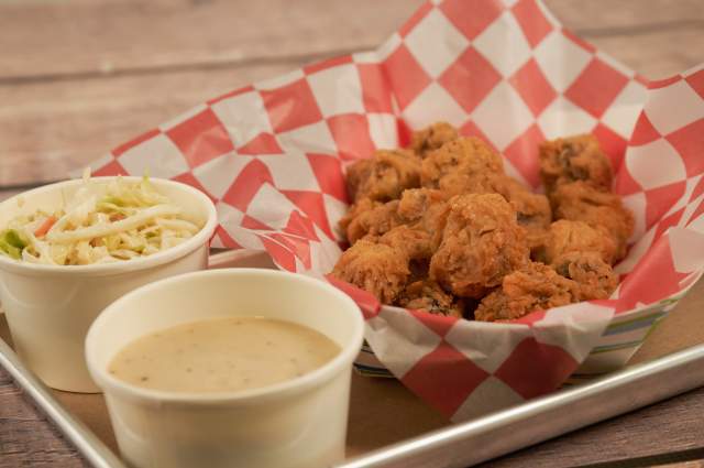 Satisfy your craving for crispy perfection with our fried mushrooms, delicately breaded and fried to golden-brown perfection