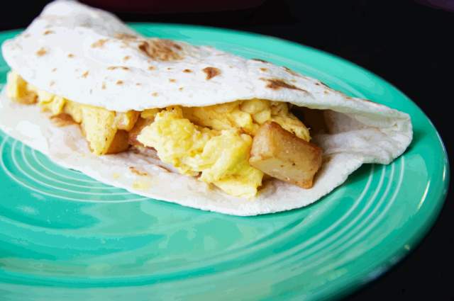 Las Palapas - Potato & Egg Taco
