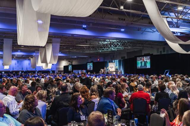 Room Full of Attendees at a Gala