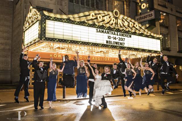 Wedding Party Under Marquee