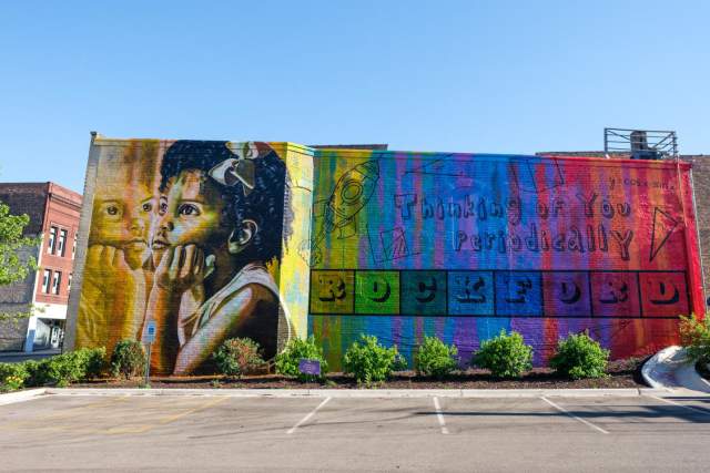 Murals and Sculptures in Rockford