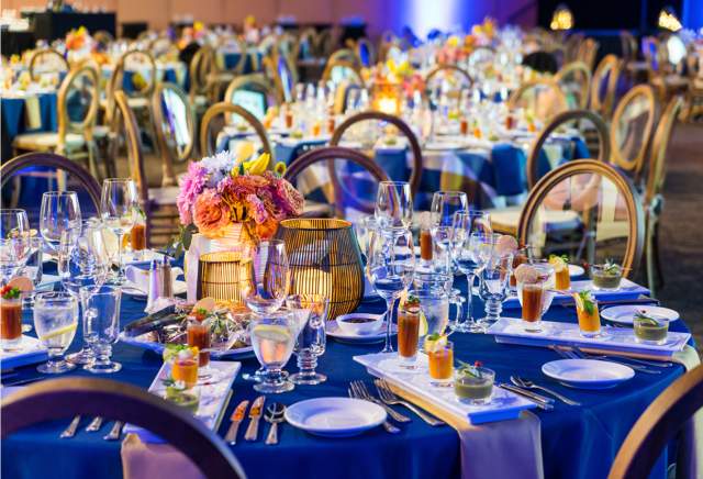 Catering Table Set Up
