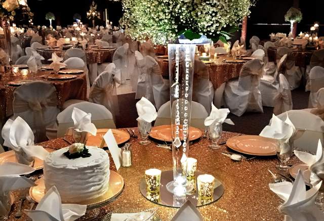 Plated Dinner Set Up