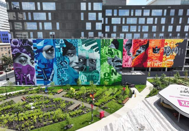 Elm Street Plaza Mural