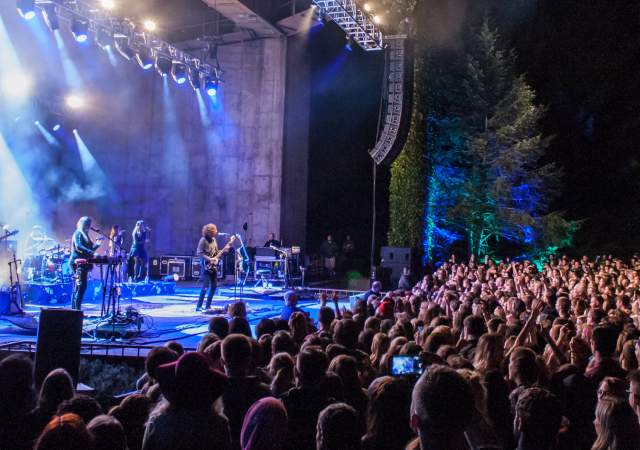 view of stage from premium seating