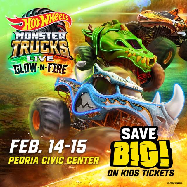 Hot Wheels Monster Trucks Live Glow N Fire