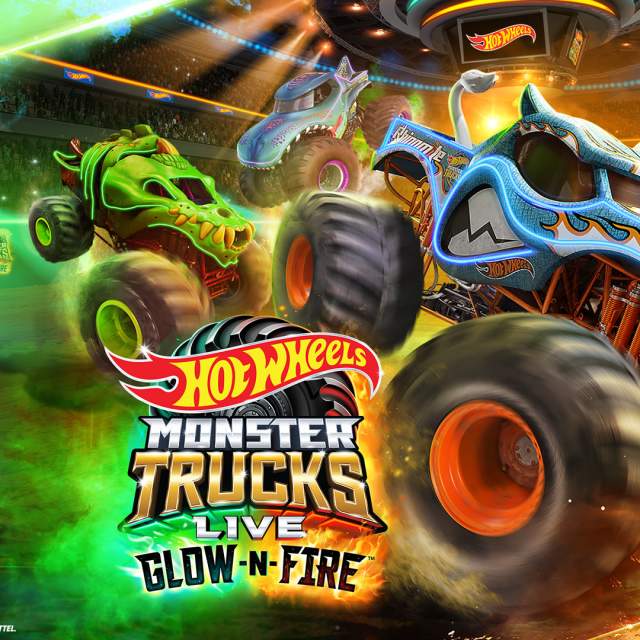 Hot Wheels Monster Trucks Live Glow-N-Fire