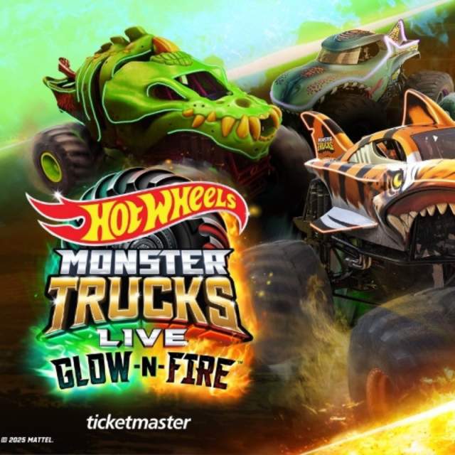 Hot Wheels Monster Trucks Live Glow-N-Fire