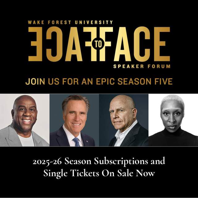 Face to Face 2025-2026 Speaker Series