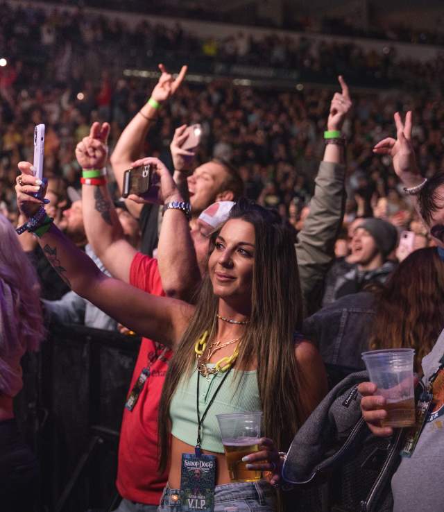 Fans at a show