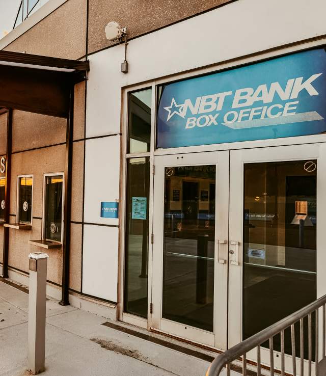 NBT Bank Box Office and East Gate Entrance