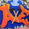 Eat Sleep Axe wall art