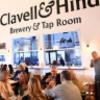 People dining at Clavell & Hind Brewery & Tap Room in Cheltenham