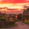 Sunset in the Cotswolds